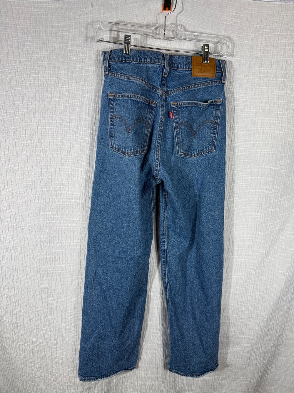 Levis Rib Cage Straight Ankle Jeans size 28 - Picture 11 of 13